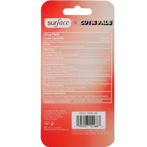 Cutie Pals Hand Sanitizer with Fuzzy Monster Keychain - Picture 4 of 13